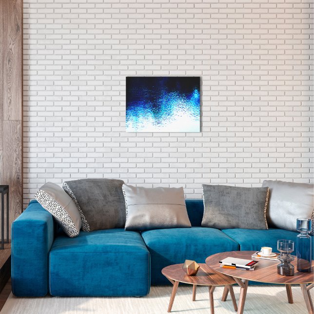 Abstract Blue Water Canvas Print (Creator Uploaded)