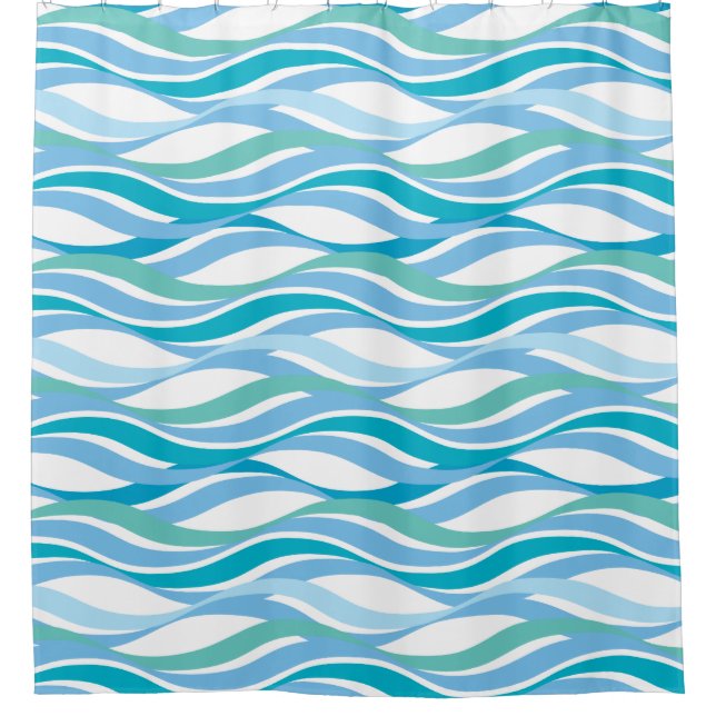 Abstract Blue Waves (Front)