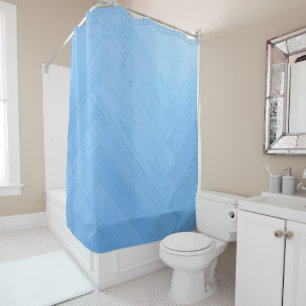 Abstract Blue Wood Floor Board   Shower Curtain