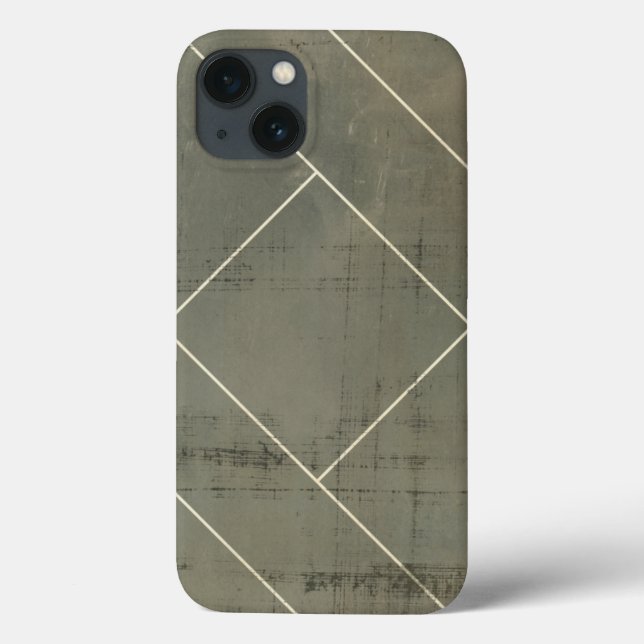 Abstract Blueprint with Geometric Shapes Case-Mate iPhone Case (Back)