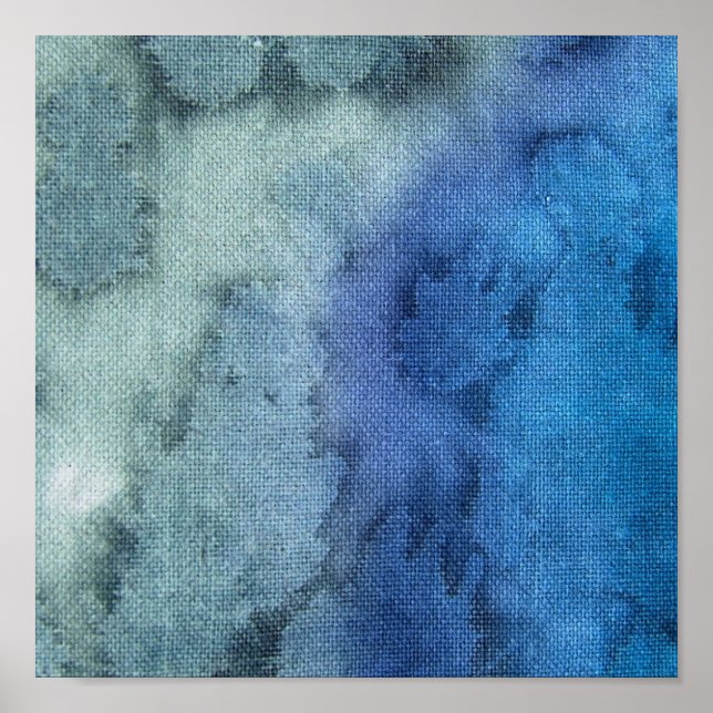 Abstract Blues Poster (Front)