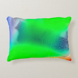abstract blur background. multicolor effect patter accent pillow