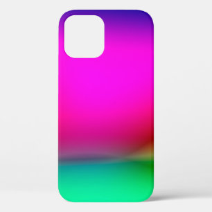 abstract blur lights background, colourful pattern iPhone 12 case
