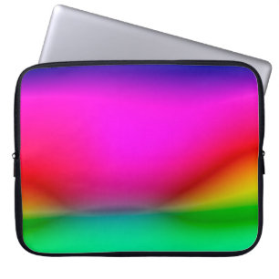 abstract blur lights background, colourful pattern laptop sleeve