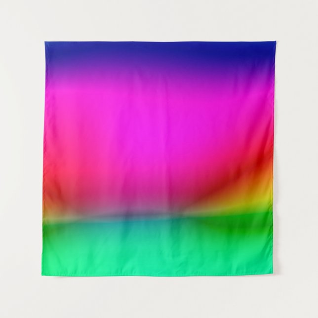 abstract blur lights background, colourful pattern tapestry (Front)