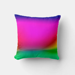 abstract blur lights background, colourful pattern throw pillow