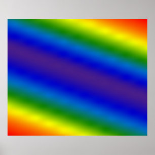 Abstract blurred gradient mesh background in brigh poster