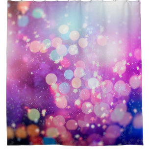 Abstract blurred of blue and silver glittering shi
