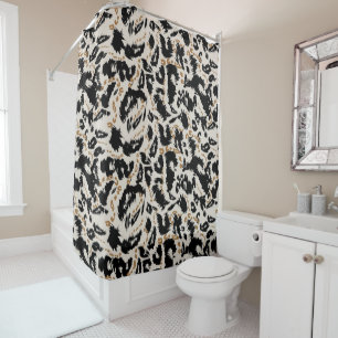 Abstract Bohemian African Leopard Pattern