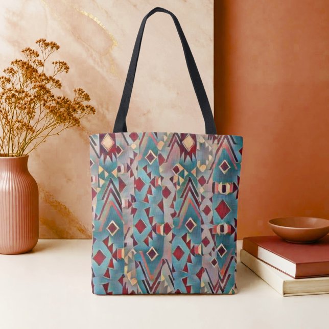 Abstract Boho Aztec  Tote Bag (Creator Uploaded)