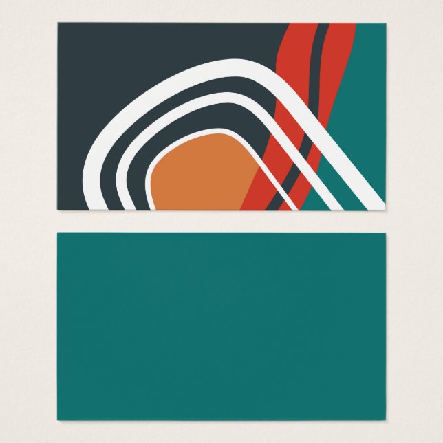 Abstract boho rainbow colourful artwork (Front & Back)