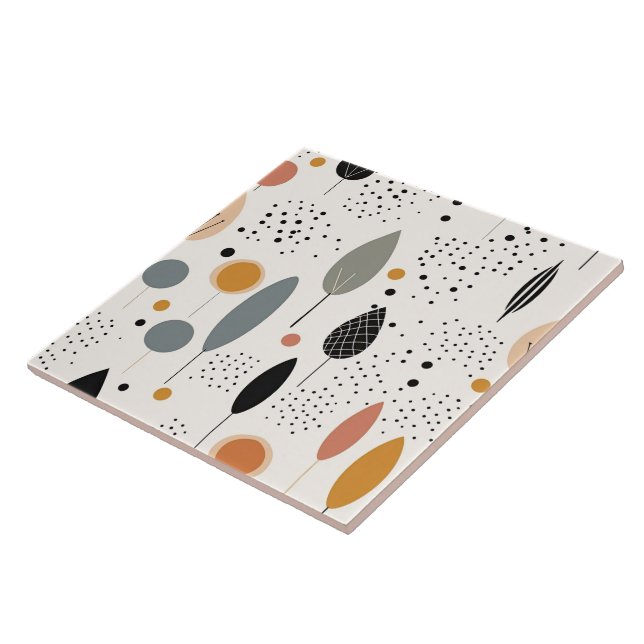Abstract Boho Retro Popular Collection Tile (Side)