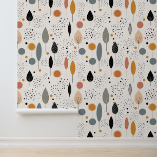 Abstract Boho Retro Popular Collection Wallpaper