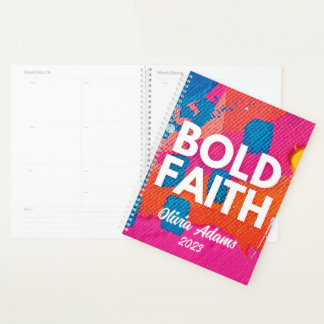 Abstract Bold Faith Weekly Monthly 2023 Planner