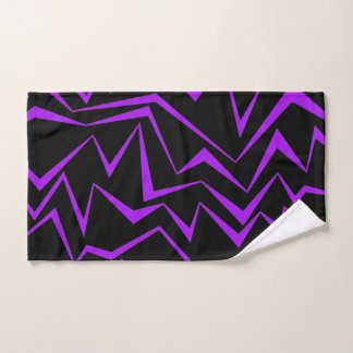 Abstract, bold, vibrant geometric zigzag pattern