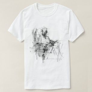 Abstract Book Reader T-Shirt