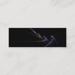 Abstract bookmark business card