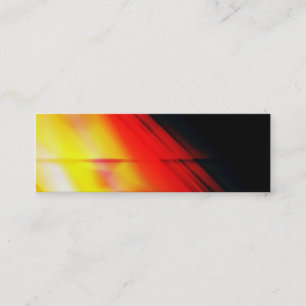Abstract bookmark business card