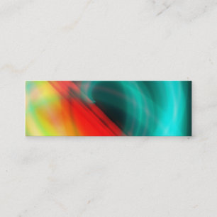 Abstract bookmark business card