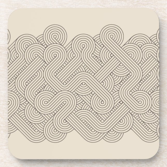 Abstract border coaster (Front)