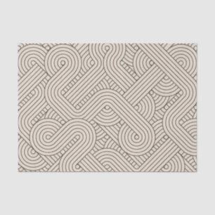 Abstract border tissue paper