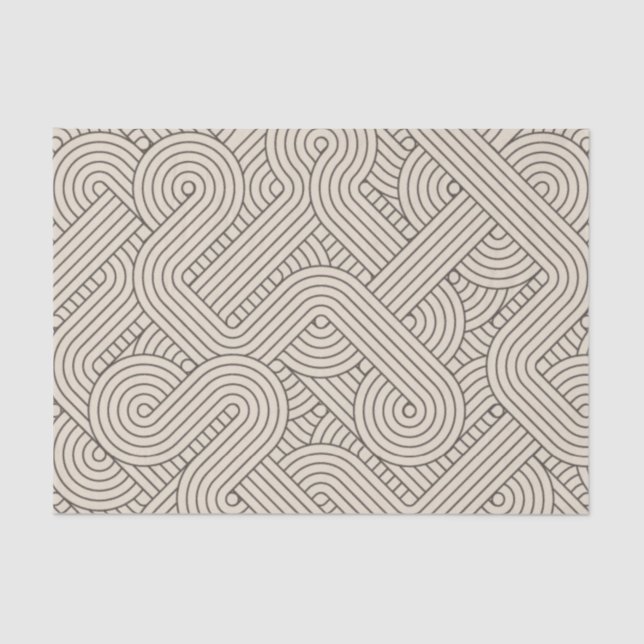 Abstract border tissue paper (Front)