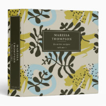 Abstract Botanical Bohemian Pastel Green Blue