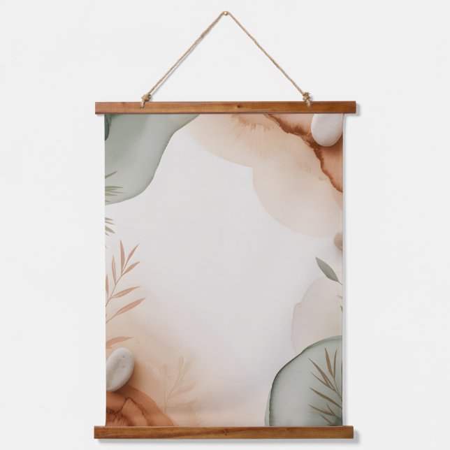 Abstract Botanicals Hanging Tapestry (Front)