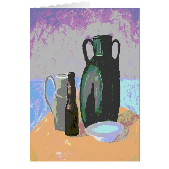 Abstract Bottles Still Life (Front)