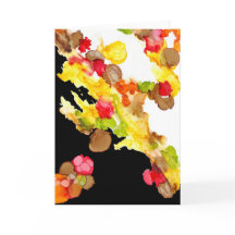 "Abstract Bouquet" Greeting Card