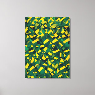 Abstract Brazilian pattern Canvas Print