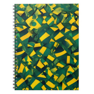 Abstract Brazilian pattern Notebook