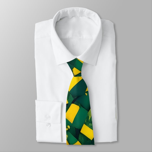 Abstract Brazilian pattern Tie (Tied)