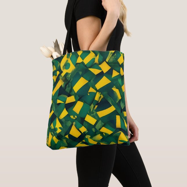 Abstract Brazilian pattern Tote Bag (Close Up)