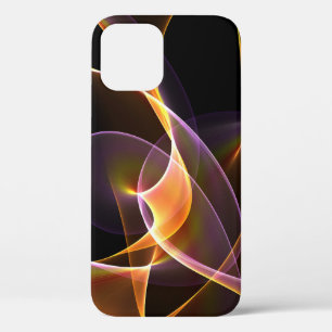Abstract Bright bold colours of orange, red,brown iPhone 12 Pro Case