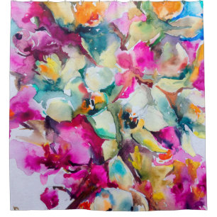 Abstract bright colored decorative background. Flo