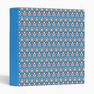 Abstract bright ornament coloured blue pink binder