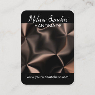 Abstract Bronze Mix Pattern Art Business Card