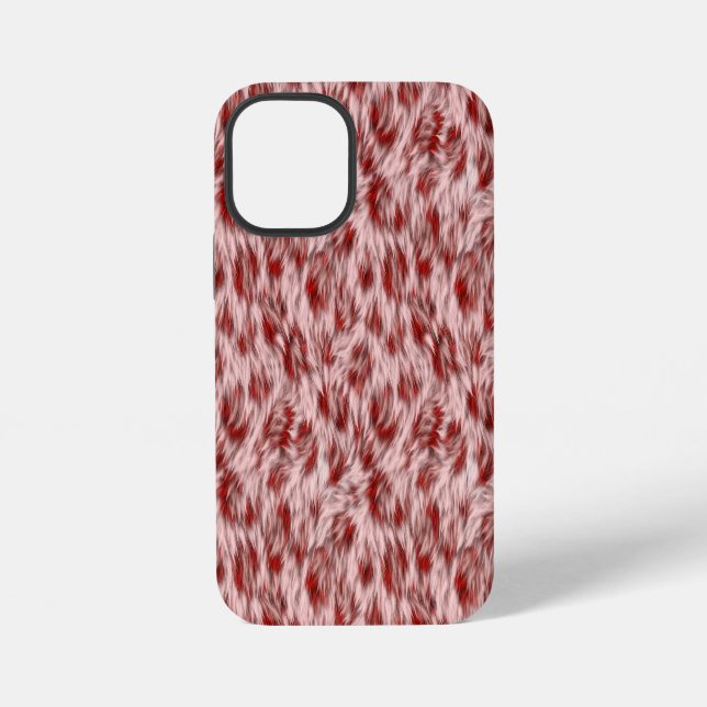 Abstract Brown Fabric Fur Texture Background-24602 iPhone Case (Back)