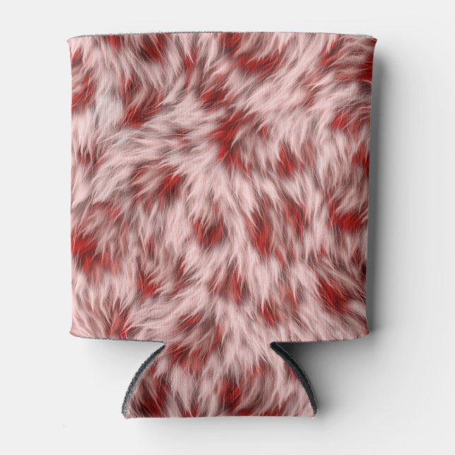 Abstract Brown Fabric Texture Backgrounds-24602 Can Cooler (Front)