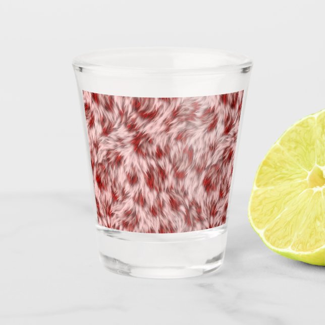 Abstract Brown Fabric Texture Backgrounds-24602 Shot Glass (Front)