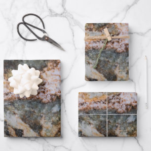 Abstract brown white grungy rock texture wrapping paper sheet