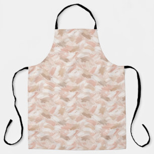Abstract Brush Stroke Pattern Apron