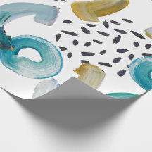 Abstract brush strokes