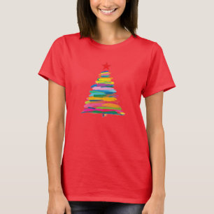 Abstract Brush Tree T-Shirt