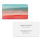 Abstract Brushstrokes Red Turquoise