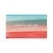 Abstract Brushstrokes Red Turquoise