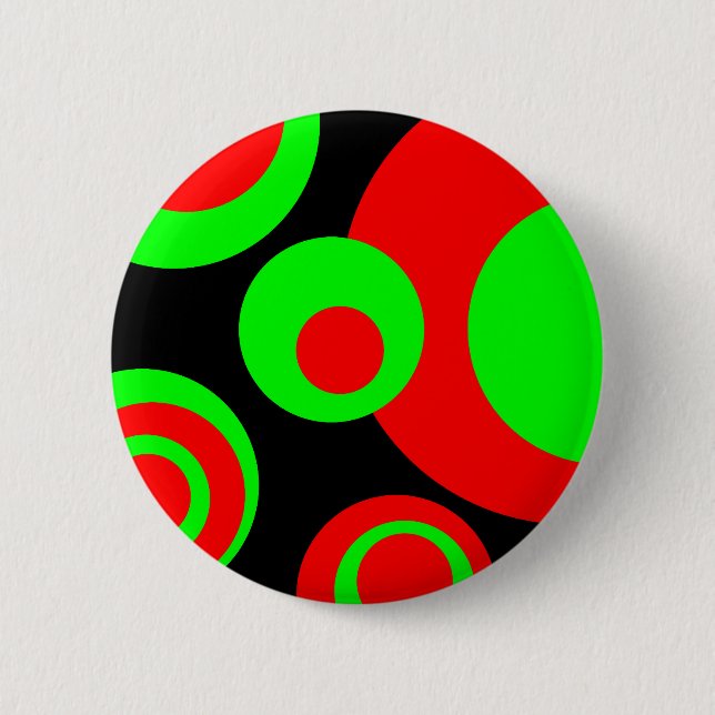 Abstract Bubbles 01 2 Inch Round Button (Front)