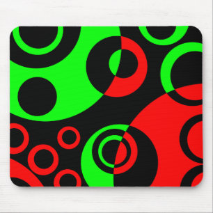 Abstract Bubbles 01 - V2 Mouse Pad