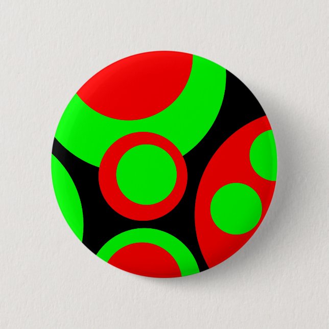 Abstract Bubbles 02 2 Inch Round Button (Front)